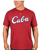 Cuba Baseball Majestic 2017 World Baseball Classic Wordmark T-Shirt Red,baseball caps,new era cap wholesale,wholesale hats